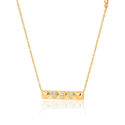 Hearts Pendant Necklace