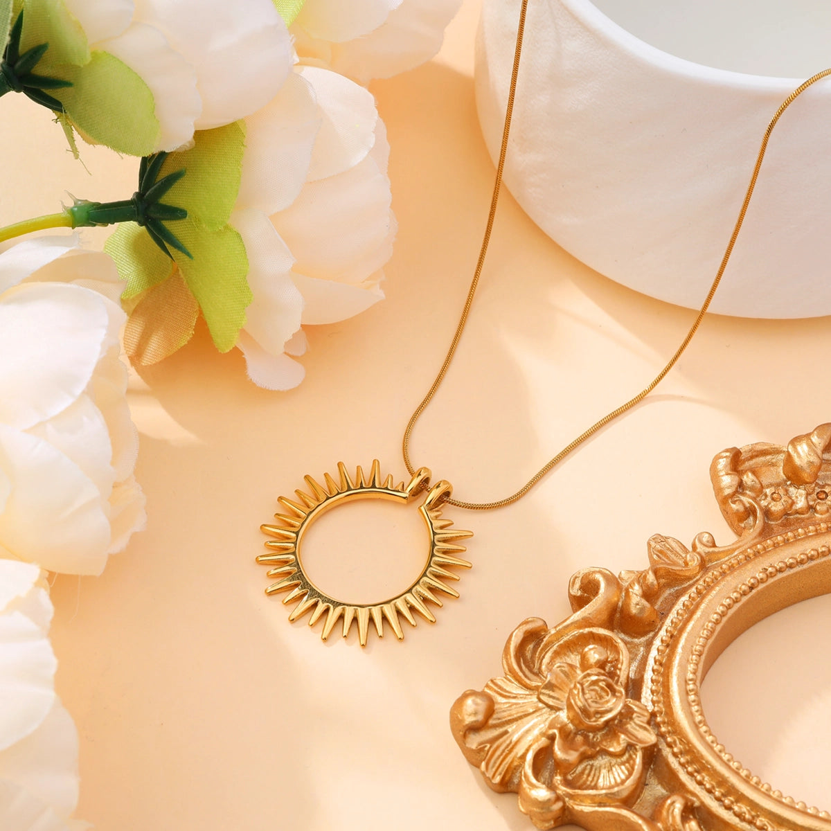 Sun Pendant Necklace