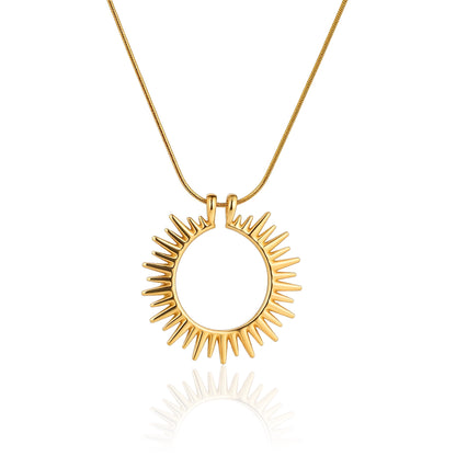 Sun Pendant Necklace