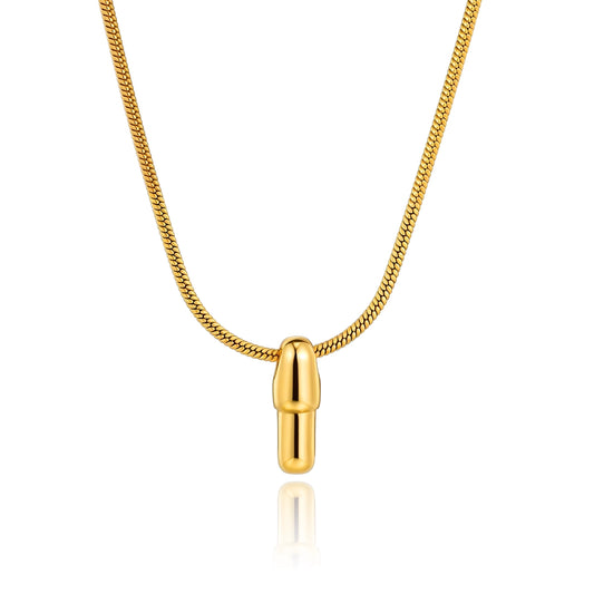 Pill Pendant Necklace