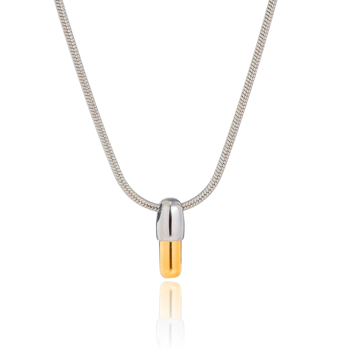 Pill Pendant Necklace