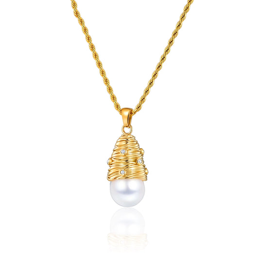 Bead Pendant Necklace