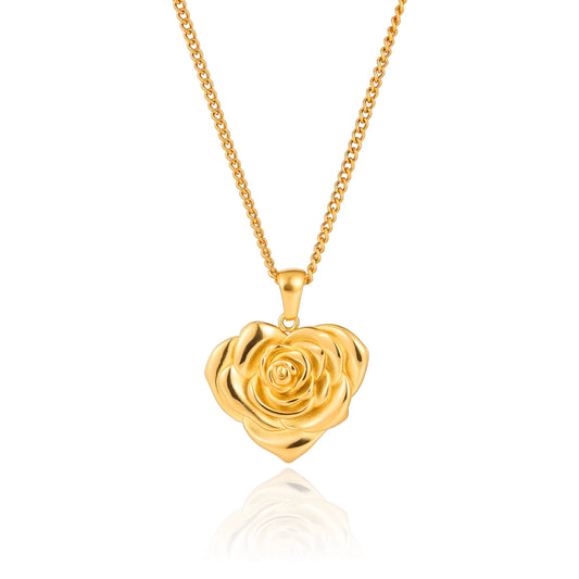 Rose Pendant Necklace