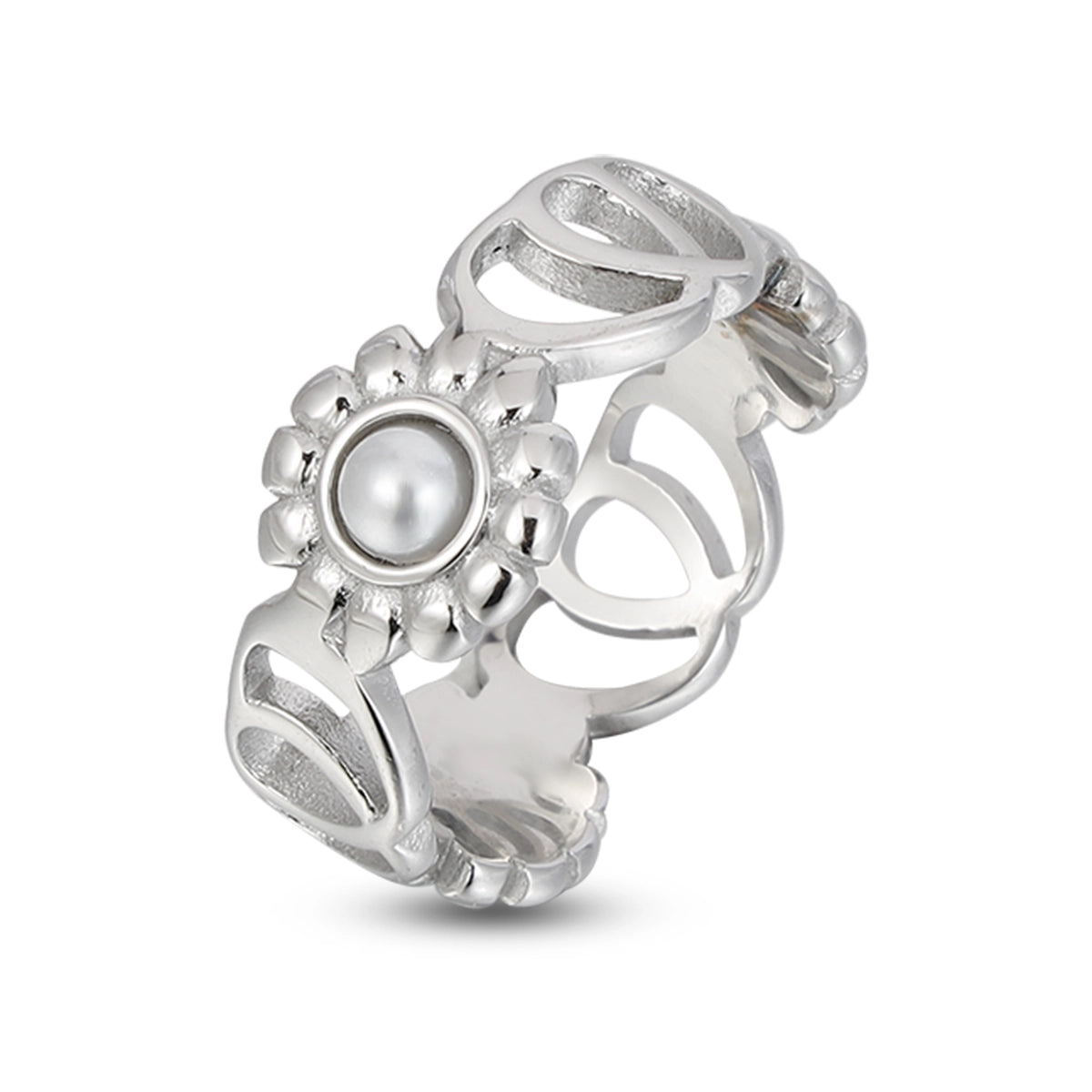 Double Heart Chrysanthemum Ring