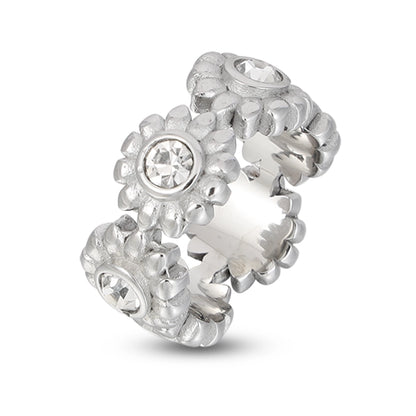 Zircon Chrysanthemum Ring