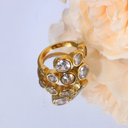 Starlight Zircon Ring