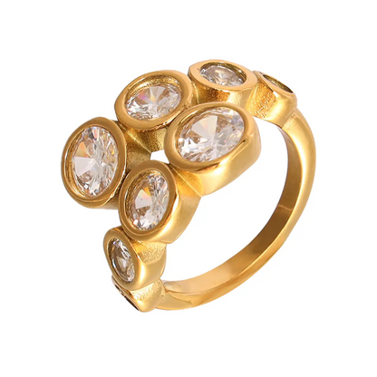 Starlight Zircon Ring