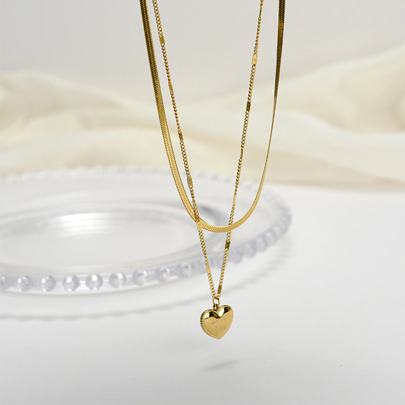 Love Layered Chain Necklace