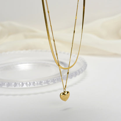 Love Layered Chain Necklace