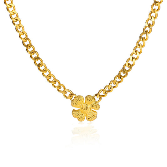 Flower Pendant Necklace