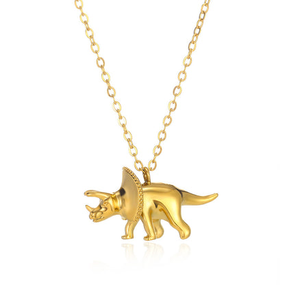 Ceratopsian Pendant Necklace