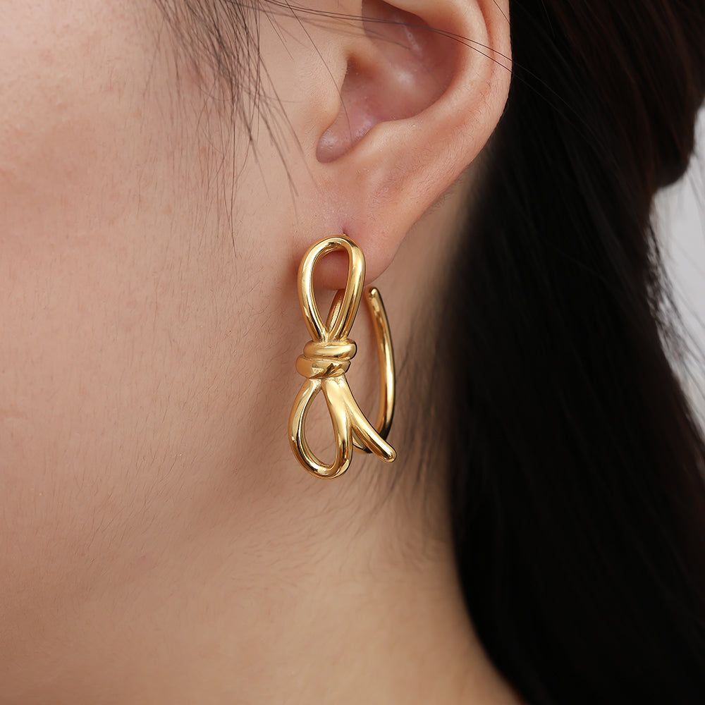 Big Bow Earrings