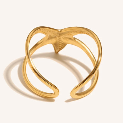 Starfish Open Ring
