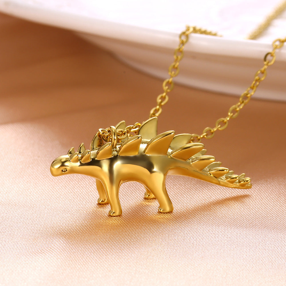 Stegosaurus Pendant Necklace