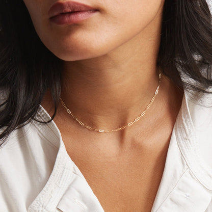 Paperclip Chain Necklace