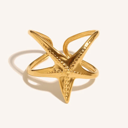 Starfish Open Ring