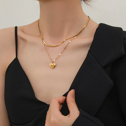 Love Layered Chain Necklace