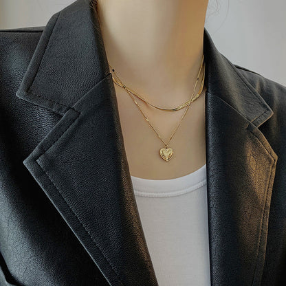 Love Layered Chain Necklace