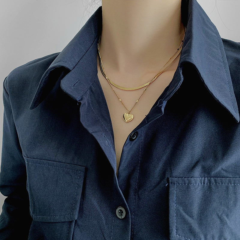 Love Layered Chain Necklace